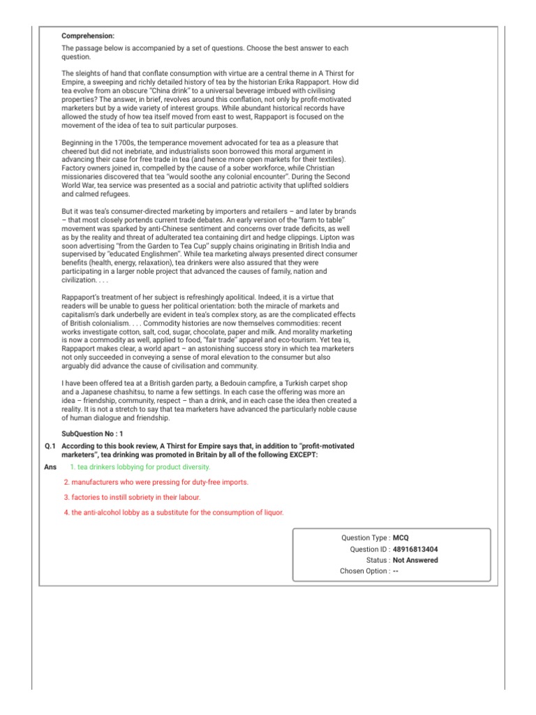 CAT 2020 SLOT 1 QUESTION PAPER WITH SOLUTION PDF intelligence overview