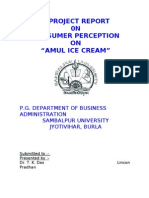 Consumer Perception of Amul Ice Cream