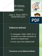 Editorial Writing