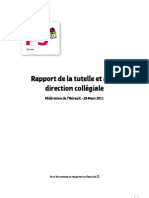 Rapport Direction Tutelle Mars 2011 Version Definitive