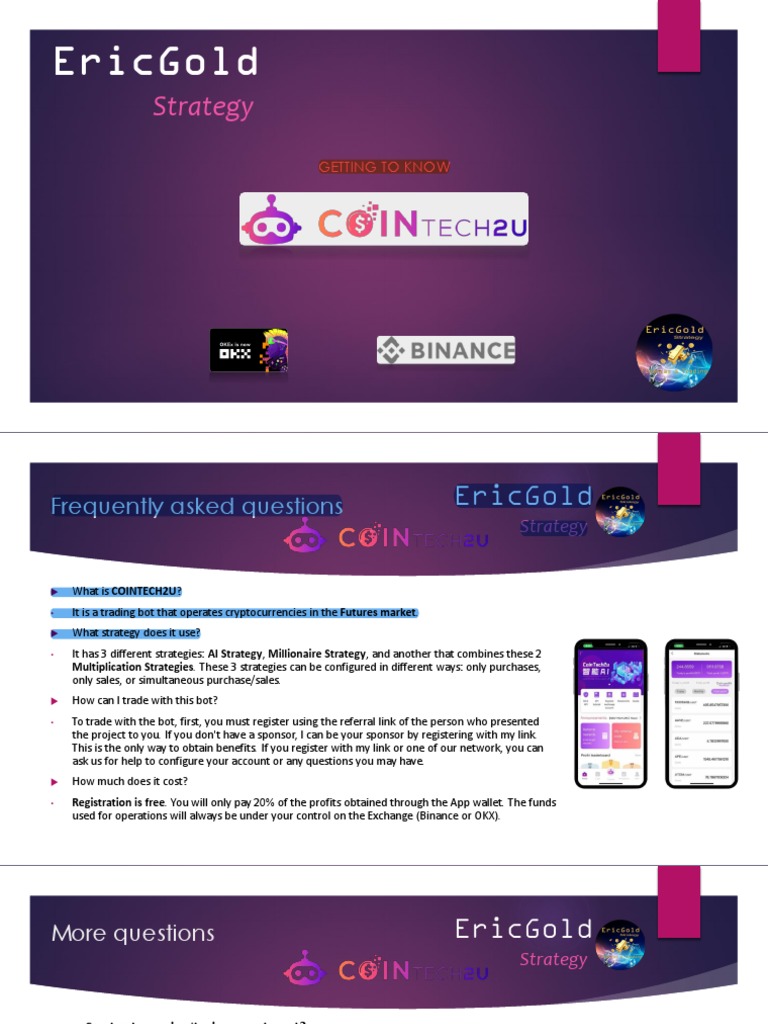 Presentation CoinTech2u English | PDF | Futures Contract | Economies