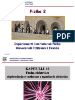 Fizika 2: Departamenti I Inxhinierisë Fizike Universiteti Politeknik I Tiranës