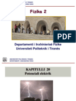 Fizika 2: Departamenti I Inxhinierisë Fizike Universiteti Politeknik I Tiranës