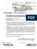 Division Memorandum No. 167, S. 2023: Control No.: OSDS-DOMA-2023