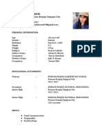 The A Resume Template