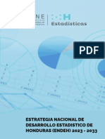 Estrategia Nacional de Desarrollo Estadistico de HONDURAS (ENDEH) 2023 - 2033