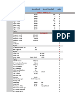 Ürün Adı Boyut (CM) Boyut (Uzunluk) Adet: Sigma Profiller