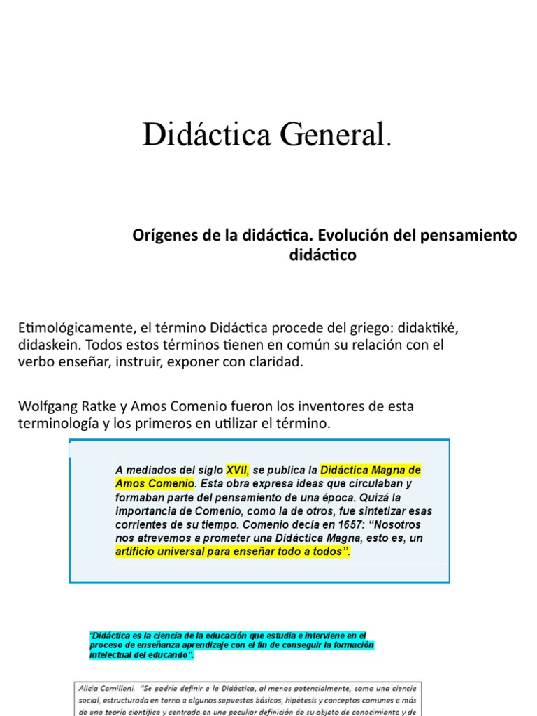 Didáctica General | PDF