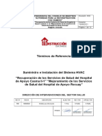 Términos de Referencia: Presidencia Del Consejo de Ministros "Autoridad para La Reconstrucción Con Cambios" Revisión: R00