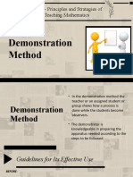 Demonstration and Inquiry Method