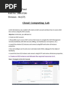 Nirav - Patel, Lab AWS