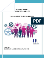 Training Services Proposal from Human Asset Consultants