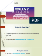 Reading Skills: Understanding Comprehension, Retention and Types of Reading