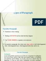 Paragraph Types