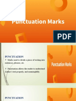 Punctuation: These Are Marks Used To Divide A Piece of Writing Into Sentences, Phrases, Etc