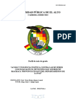Universidad Pública de El Alto: Carrera Derecho
