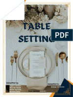 Setting the Standard: A Guide to Table Settings