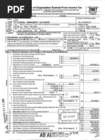 2007 Israel Emergency Alliance 990