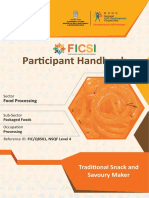 Participant Handbook: Traditional Snack and Savoury Maker