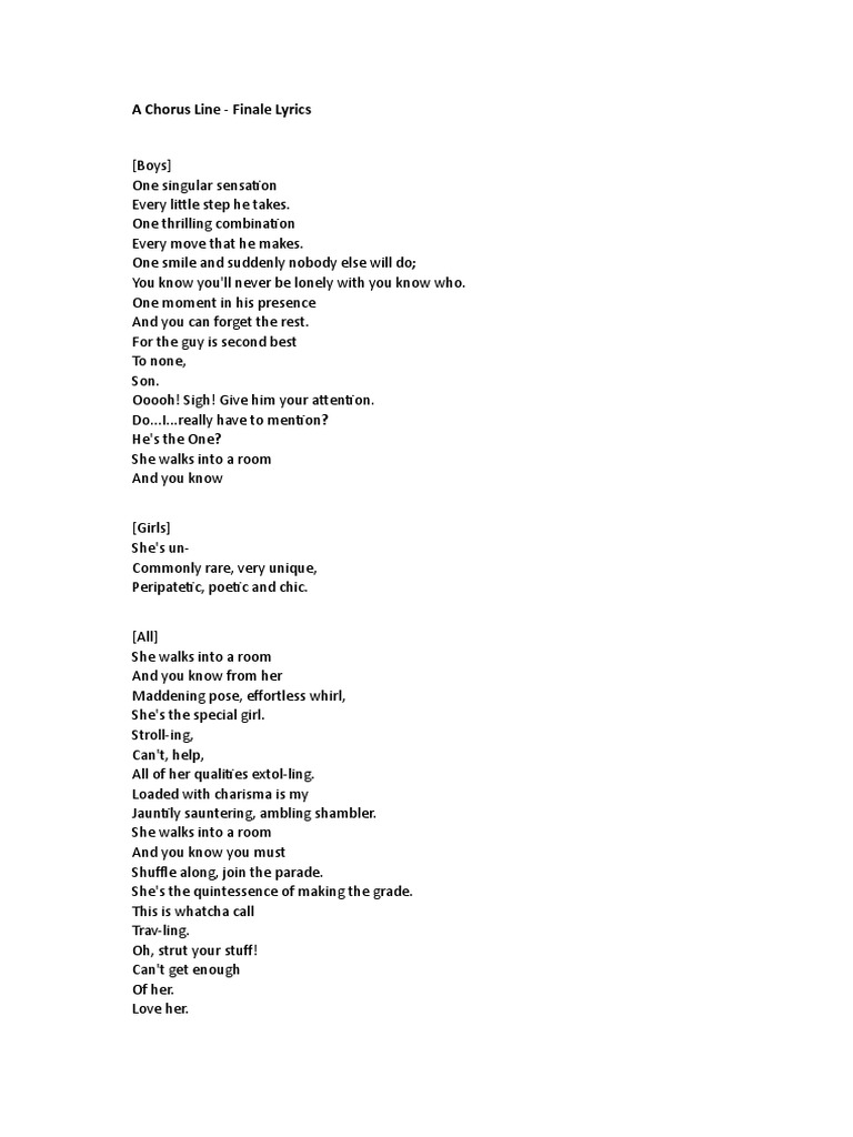 Musical Lyrics v4 | PDF