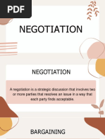 Negotiation