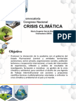 Convoc CONGRESO Crisis Climat 2023