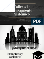 Taller #1 - Pensamiento Sistémico