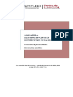 Asignatura: Recursos Humanos en Instituciones de Salud: Contenidista: Mg. Graciela Villalba Directora: Dra. Isabel Vera