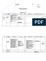 Planificare Calendaristică