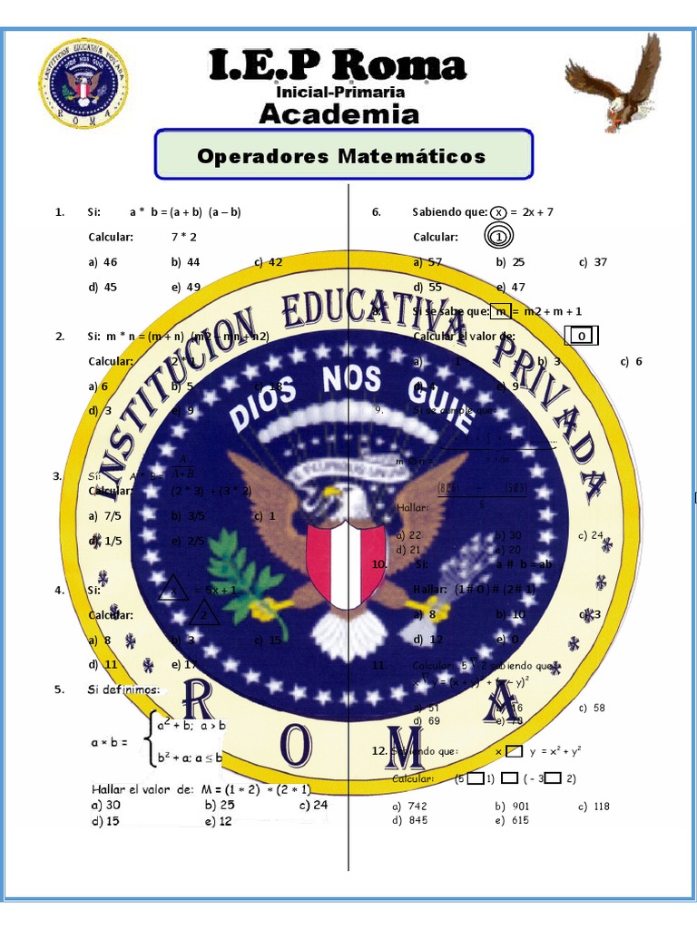 RM Sem 1 (Operadores) | PDF | Ajedrez