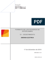 CNMC - E - Formato Fichero E1 2019.12.17