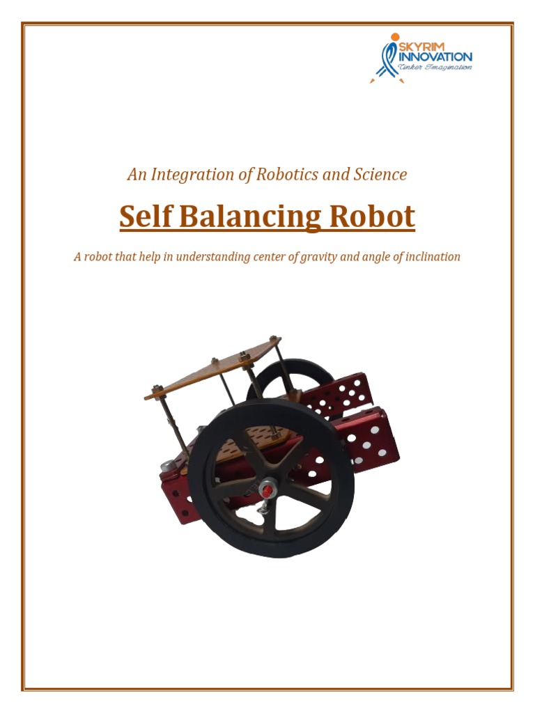 Self Balancing Robot Overview | PDF | Weight | Center Of Mass