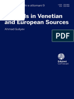 Ahmad Guliyev. Safavids in Venetian and European Sources (2022)