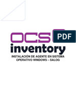 Instalación de Agente en Sistema Operativo Windows