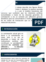 Intro y Antecedentes-Contratod de Adhesión y Las Claúsulas de Contrataciones