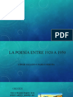 La poesía vanguardista en el Perú y Latinoamérica entre 1920 y 1950