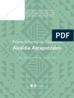 Alcaldía Azcapotzalco: Primer Informe de Gobierno