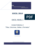 Excel 2016 - Unidad 2