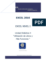 Excel 2016 - Unidad 4