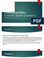 Professional Ethics Scenarios Questions 