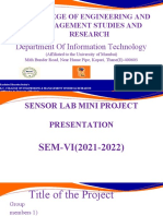 sensor lab ppt template