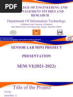 Sensor Lab PPT Template