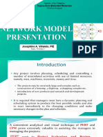 Network Model Presentation: Josephine A. Villamin, PIE