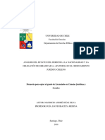 Memoria para Optar Al Grado de Licenciado en Ciencias Jurídicas y Sociales