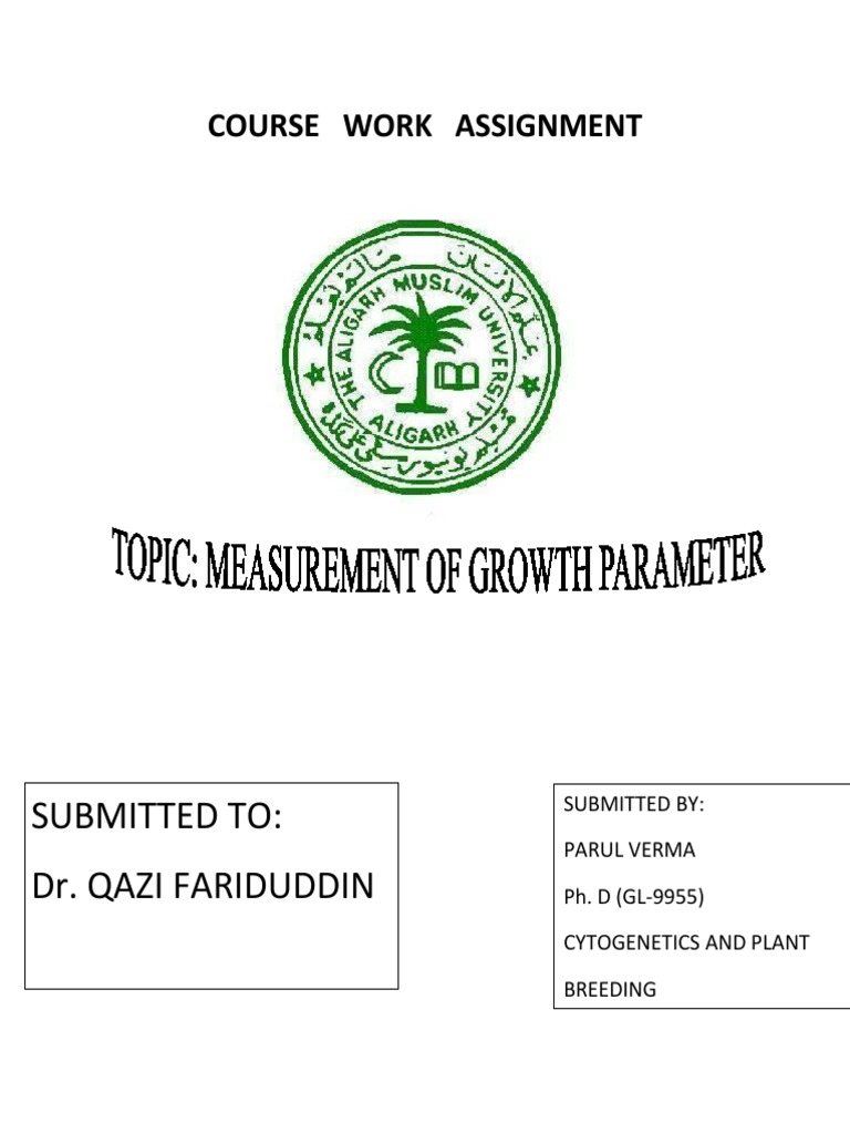 Measurement of Growth Parameter | PDF | Root | Cell (Biology)