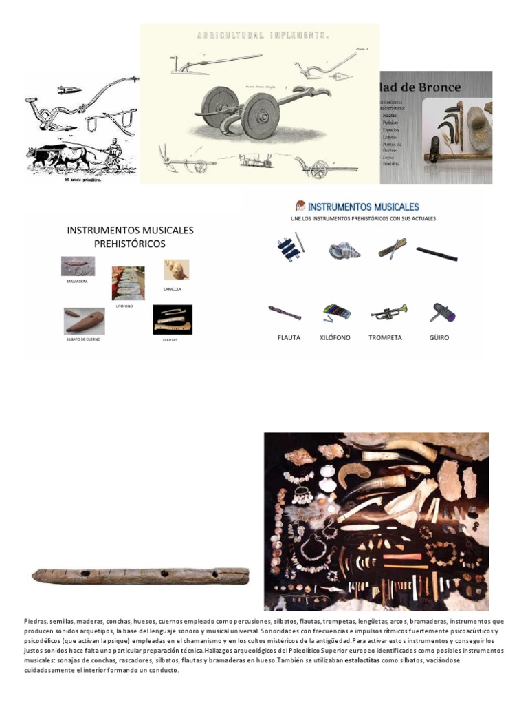 Instrumentos Musicales en la Prehistoria | PDF