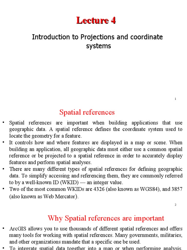 Lecture 4 Pdf Cartesian Coordinate System Geodesy