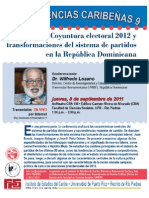 Coyuntura Electoral 2012 y Transformación Del Sistema de Partidos Políticos en República Dominicana