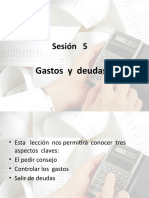 Sesión 5: Gastos y Deudas