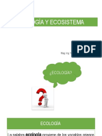 Ecología Y Ecosistema: Mag. Ing. Yosimar Gerson Canchari Laqui